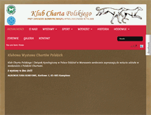 Tablet Screenshot of klubchartapolskiego.zkwp.pl